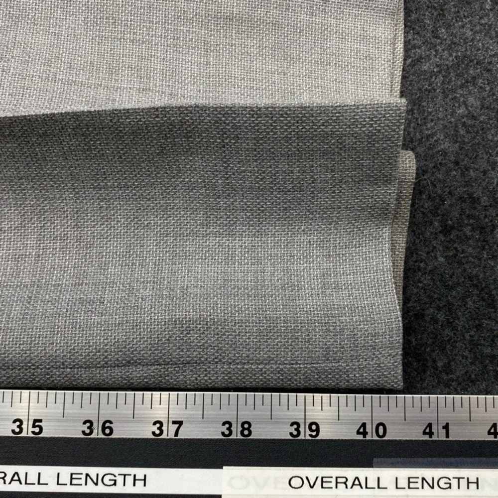 VINTAGE ACTWU Dress Pants Men 29 Gray Union Made USA Textured Straight Trousers